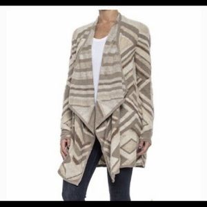Lucky Brand Intarsia Draped Sweater